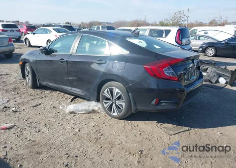 2017 Honda Civic Ex-L из США, поврежденный, VIN 2HGFC1F74HH632777